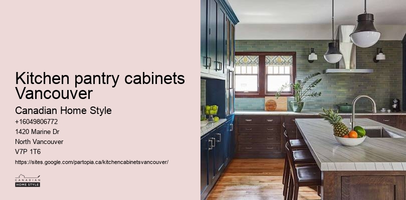 Sleek modern kitchen cabinets Vancouver