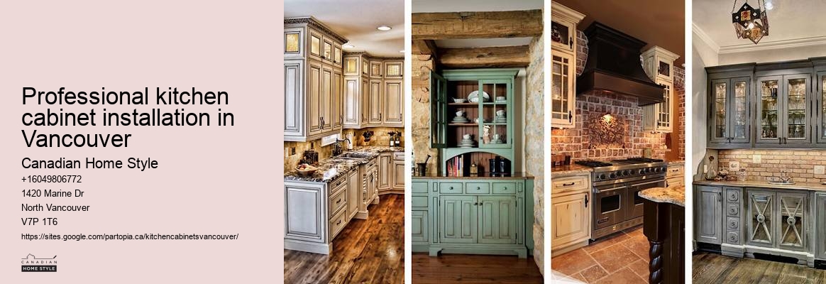 Traditional Vancouver kitchen cabinet design