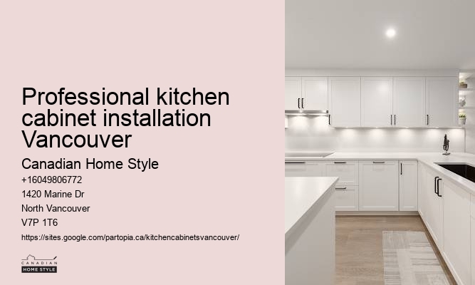 Chic kitchen cabinet designs Vancouver