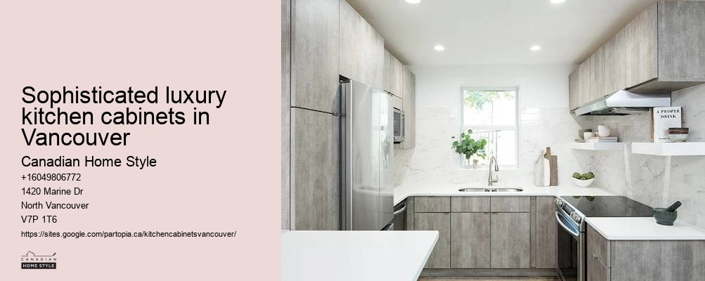 Artisan kitchen cabinet makers Vancouver