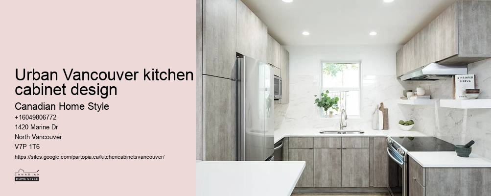 Minimalist modern kitchen cabinets Vancouver