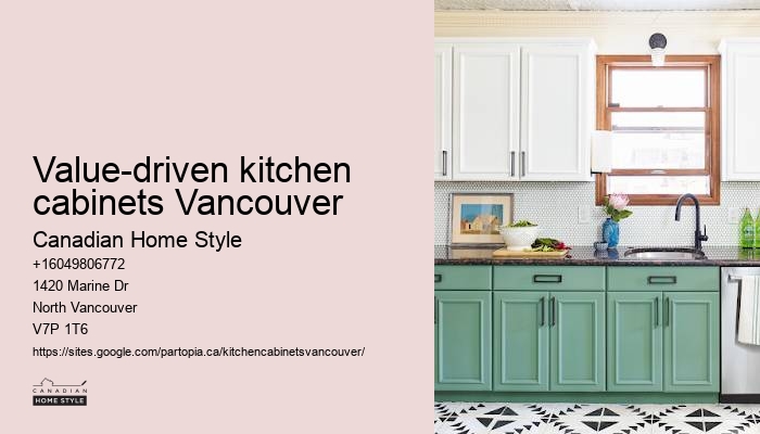 Modern industrial Vancouver kitchen cabinet design