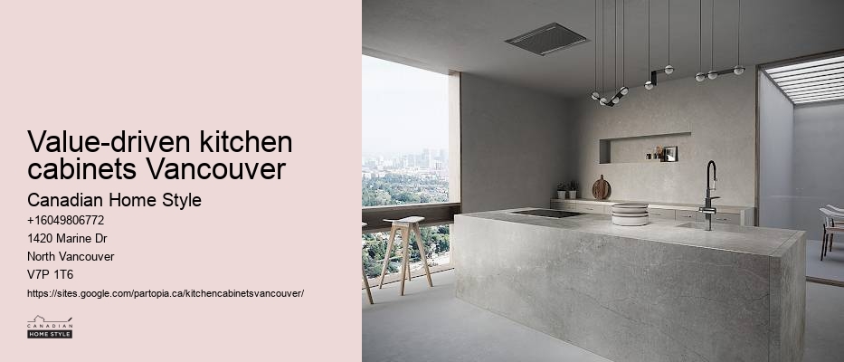 Semi-custom kitchen cabinets Vancouver