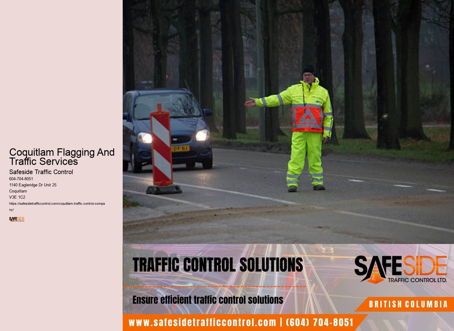 Best Traffic Control Coquitlam Flagging And Traffic Services