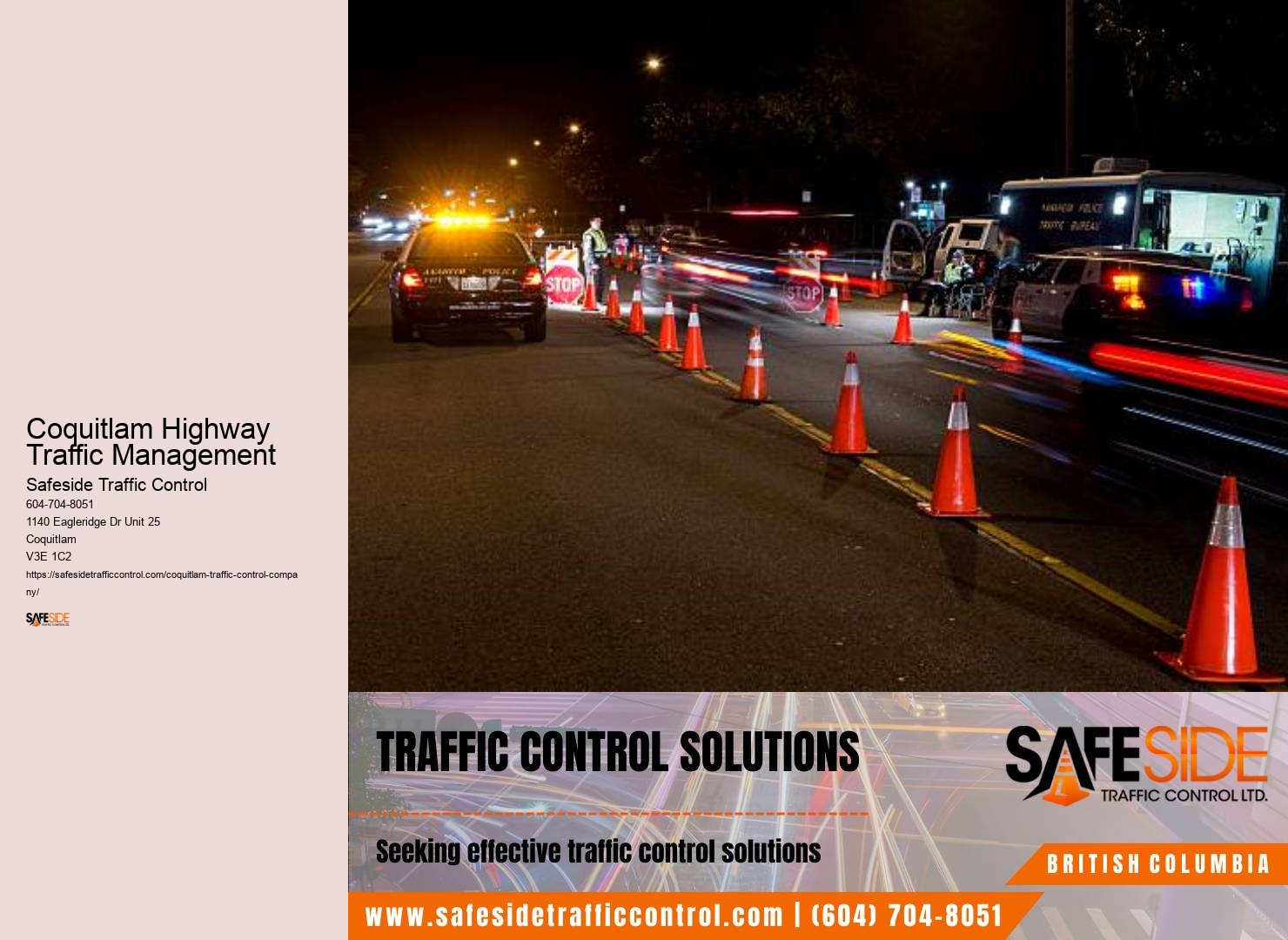 Coquitlam Highway Traffic Management Traffic Control Providers