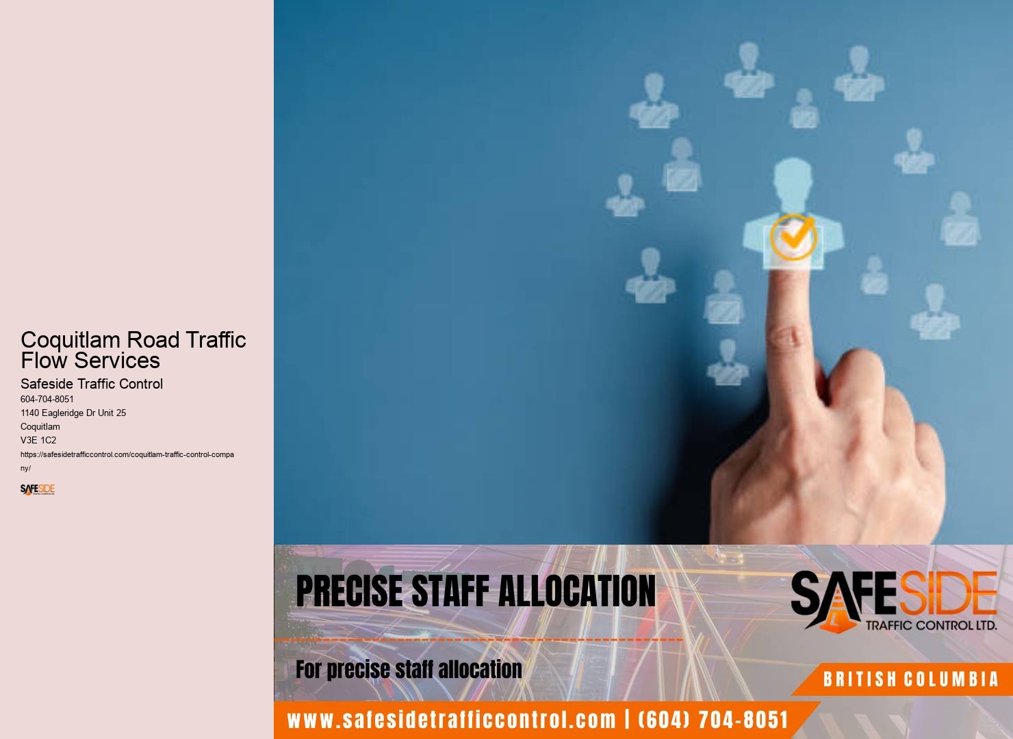 Traffic Management Planners Coquitlam Road Traffic Flow Services