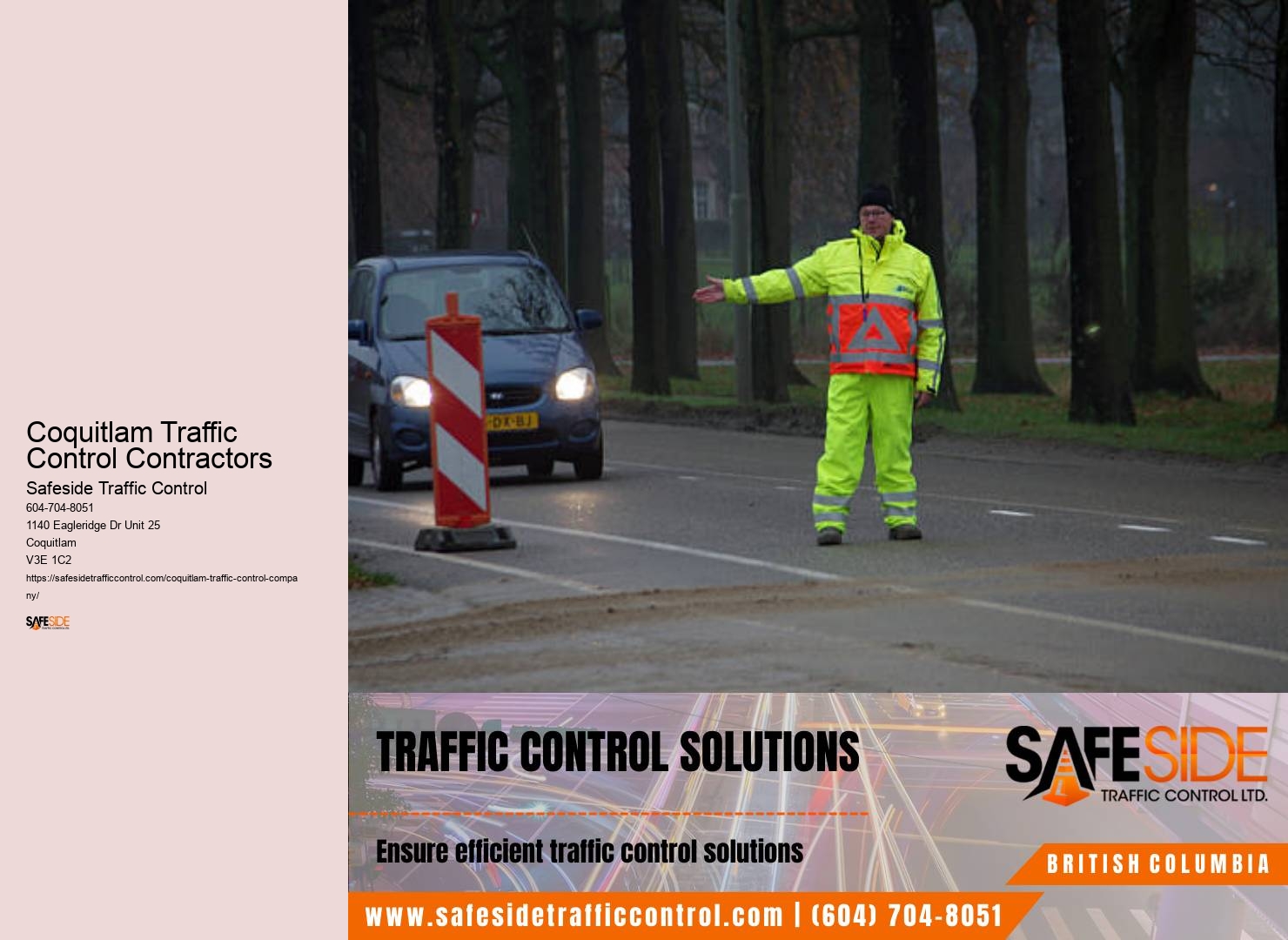 Coquitlam Traffic Control Contractors Flagging Contractors