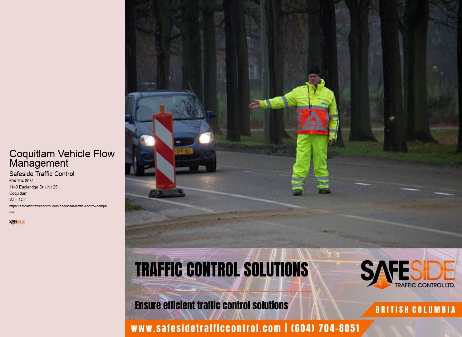 Coquitlam Vehicle Flow Management Traffic Control Plans and Services