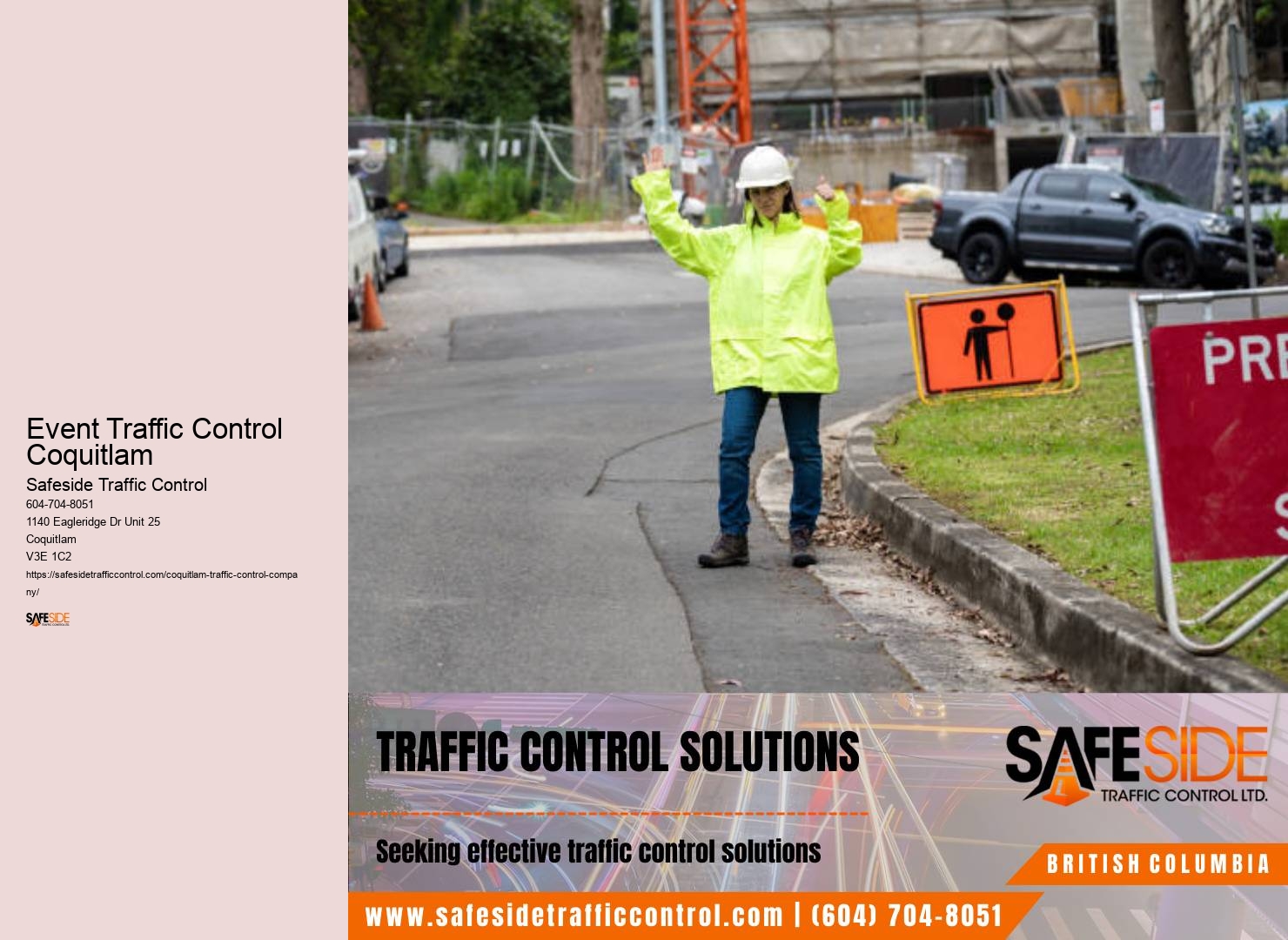 Event Traffic Control Coquitlam Traffic Flagging Services