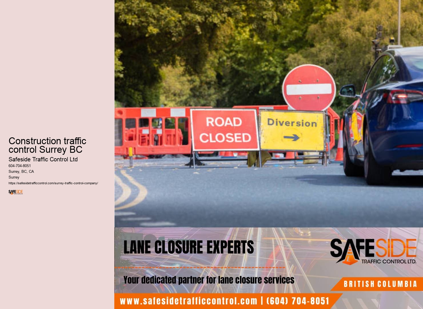 Surrey traffic control system monitoring services