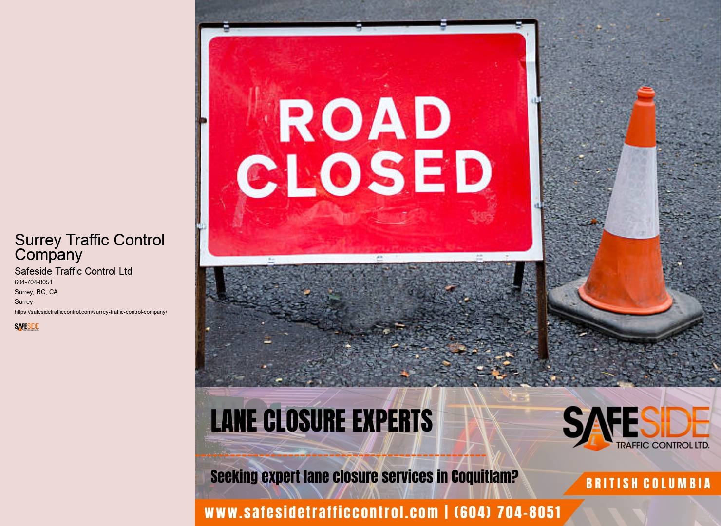 Surrey traffic control technology