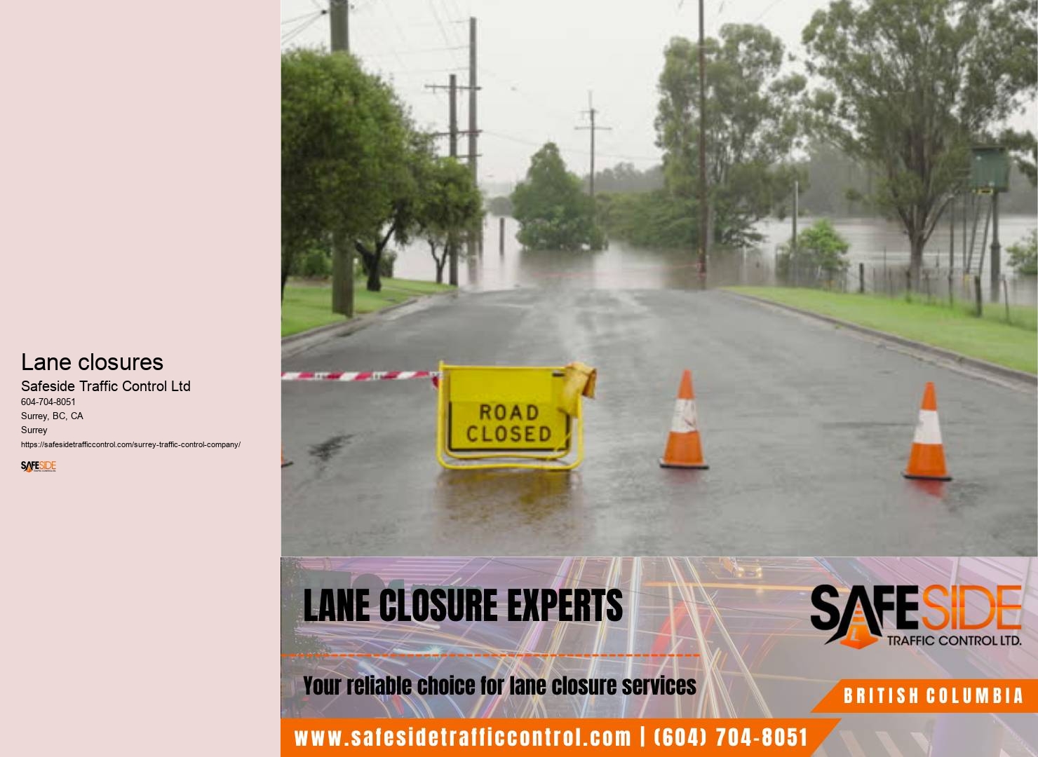 Traffic control system integration Surrey