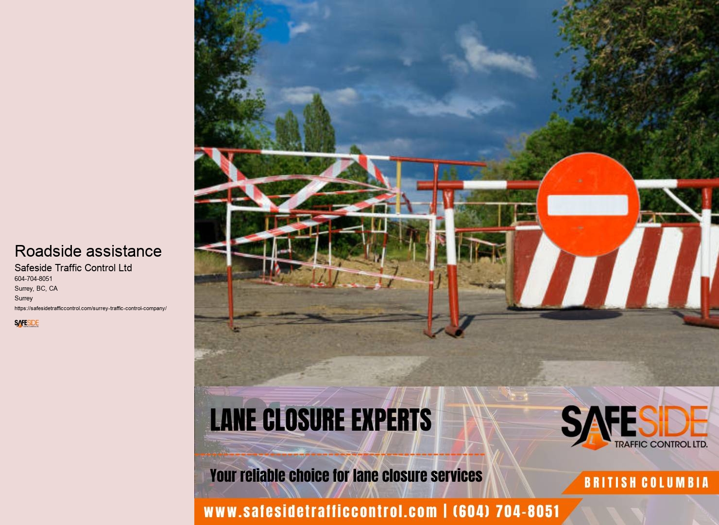 Surrey traffic control system monitoring services
