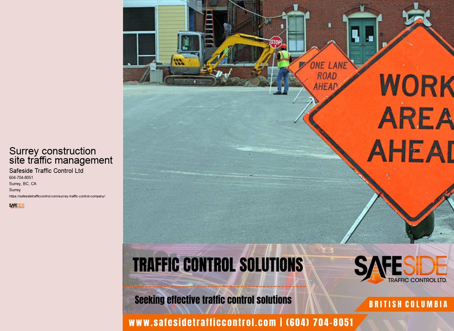 Traffic control legal consulting Surrey
