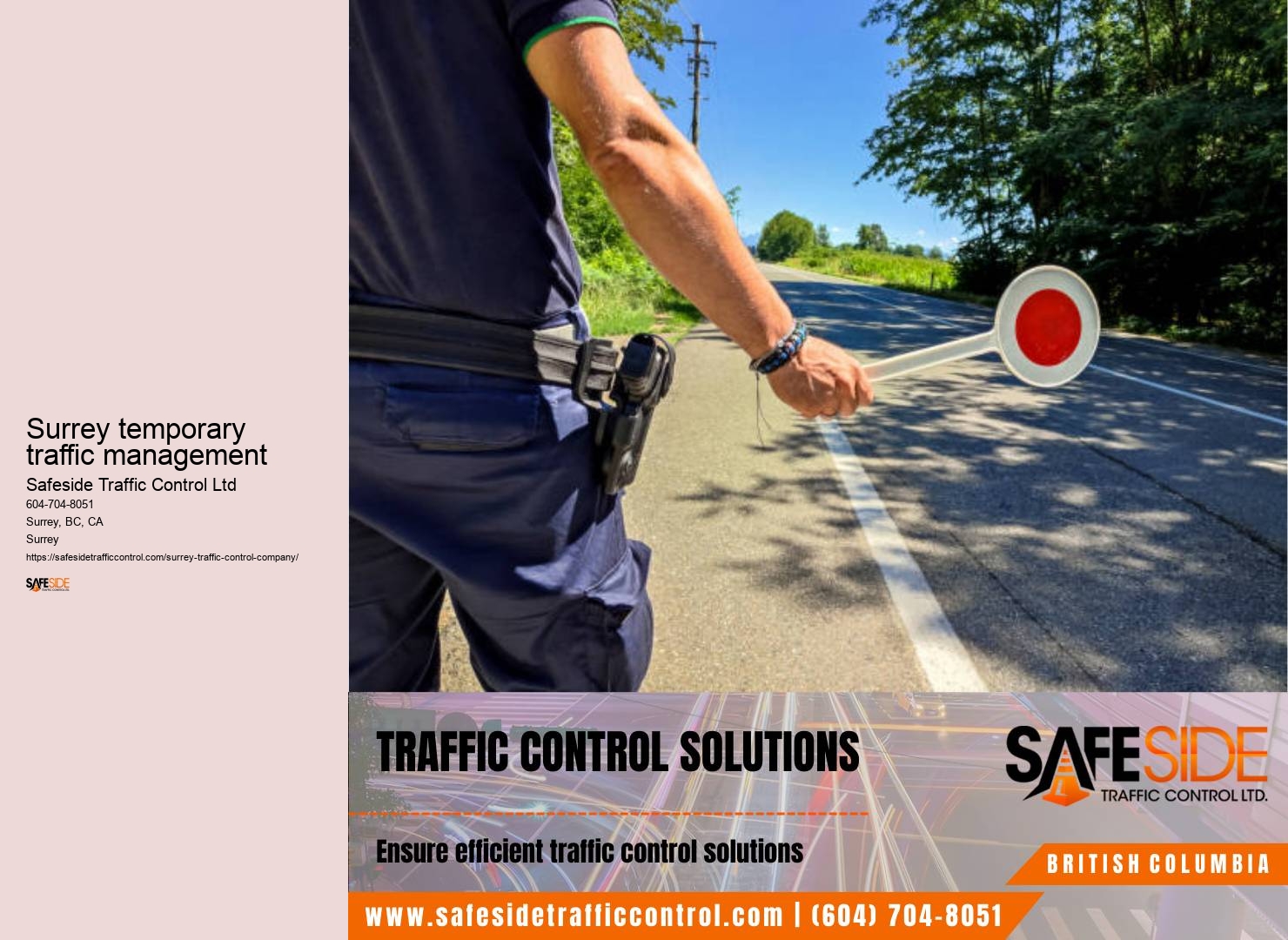 Surrey traffic control algorithm consultancy