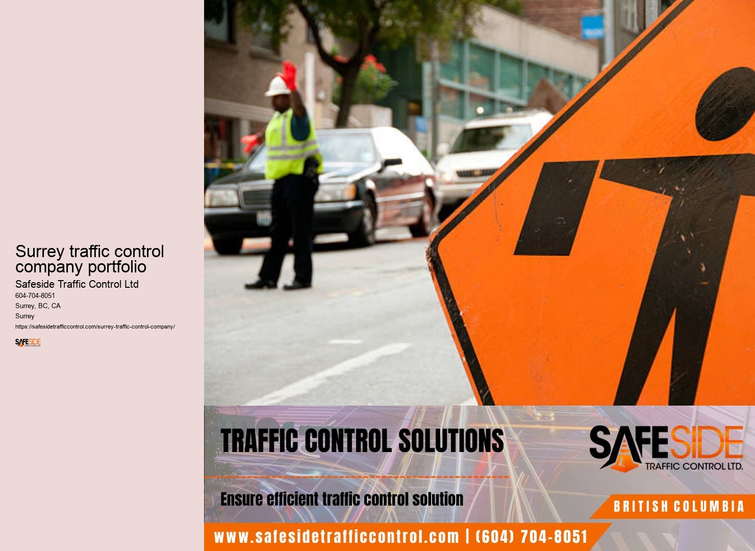 Surrey temporary traffic control company