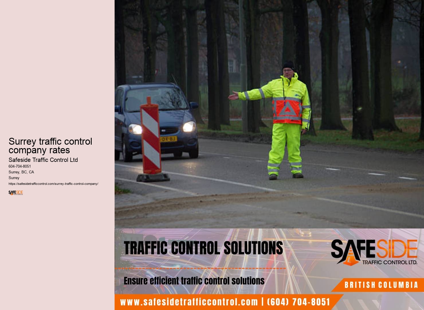 Surrey traffic control company testimonials