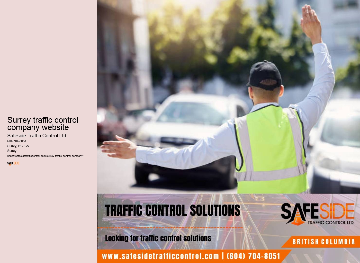 Surrey traffic control measures for events