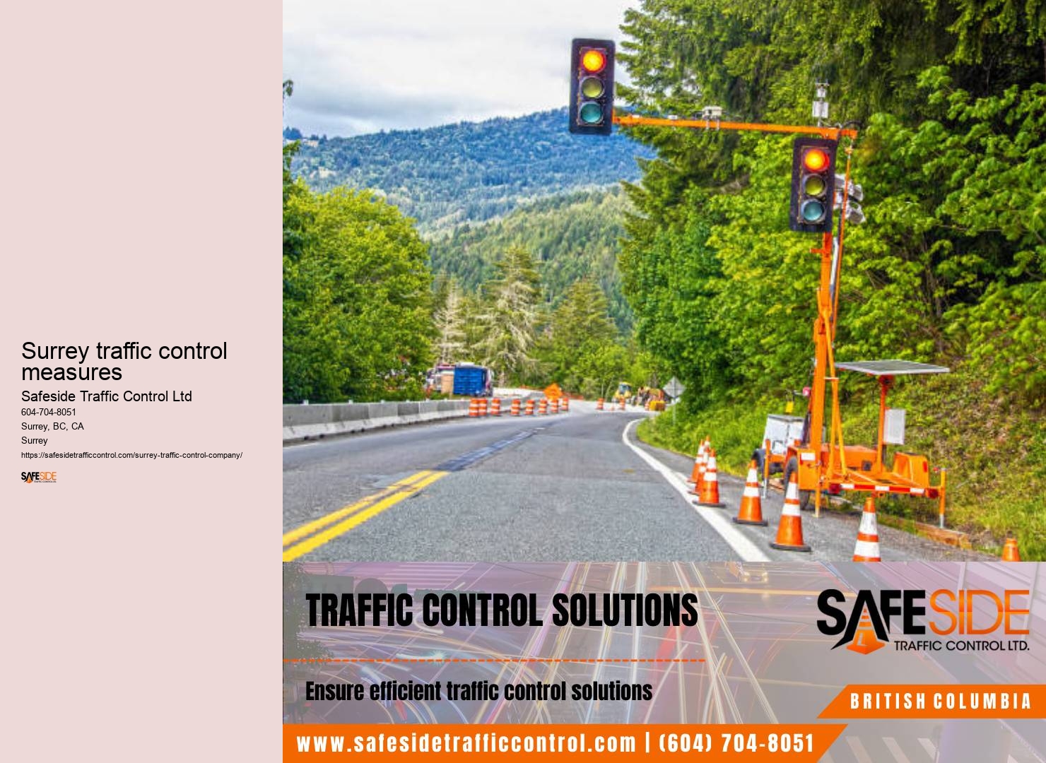 Surrey roadwork management solutions