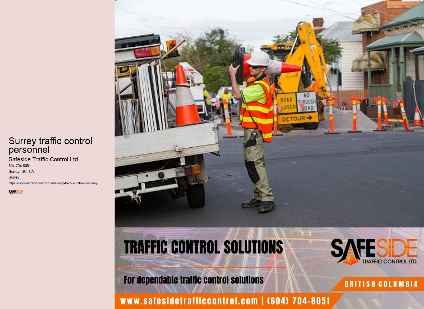 Surrey traffic control algorithm solutions provider