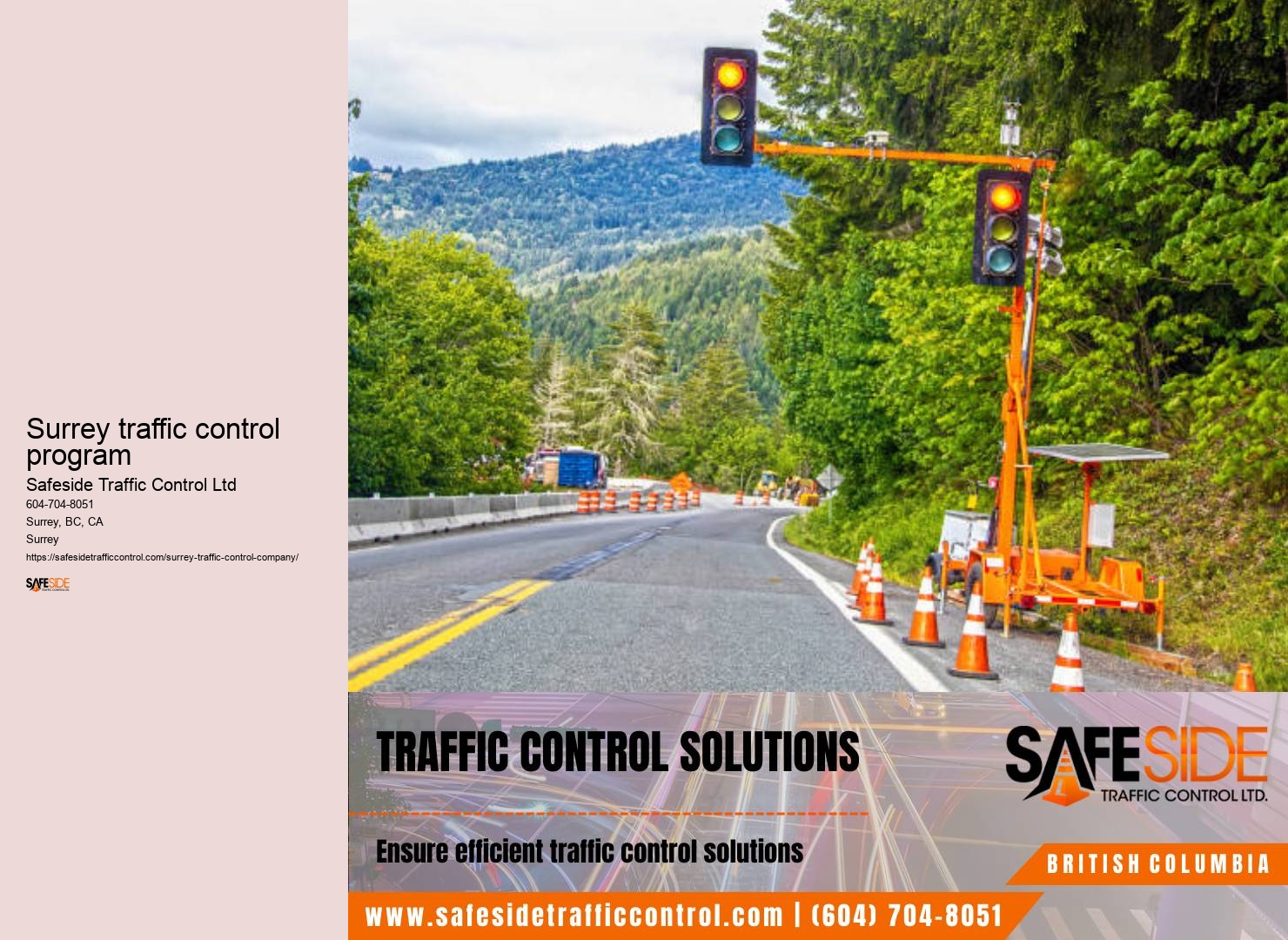 Surrey traffic control for sporting events