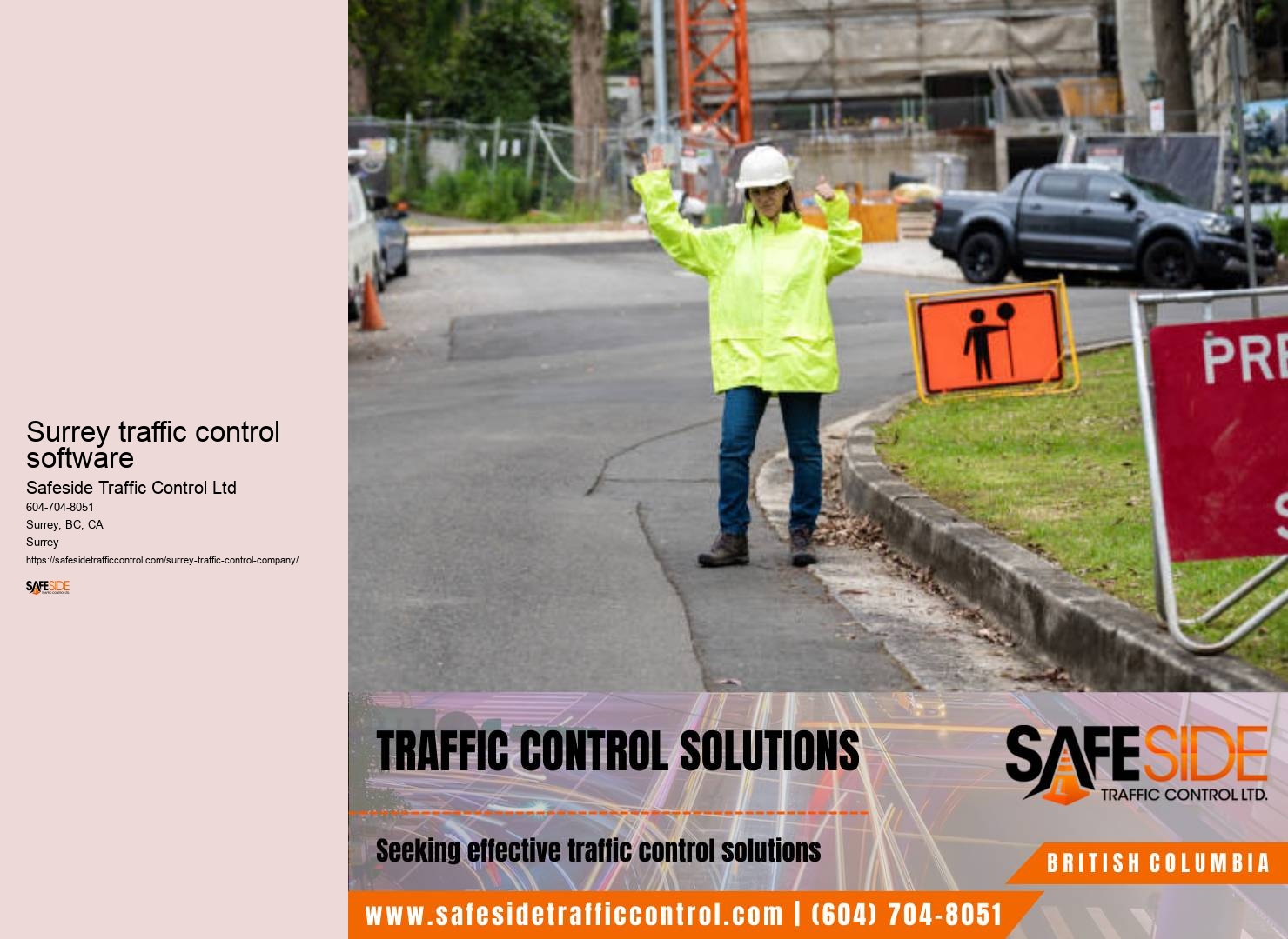 Surrey traffic control system effectiveness