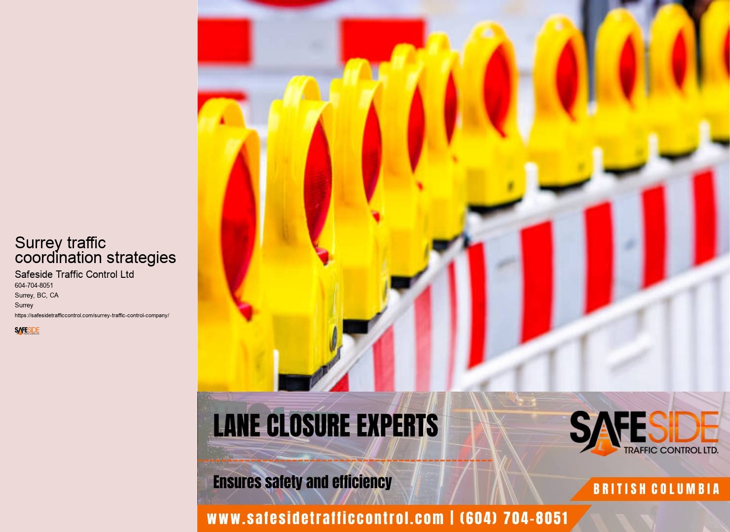 Surrey traffic control signage suppliers