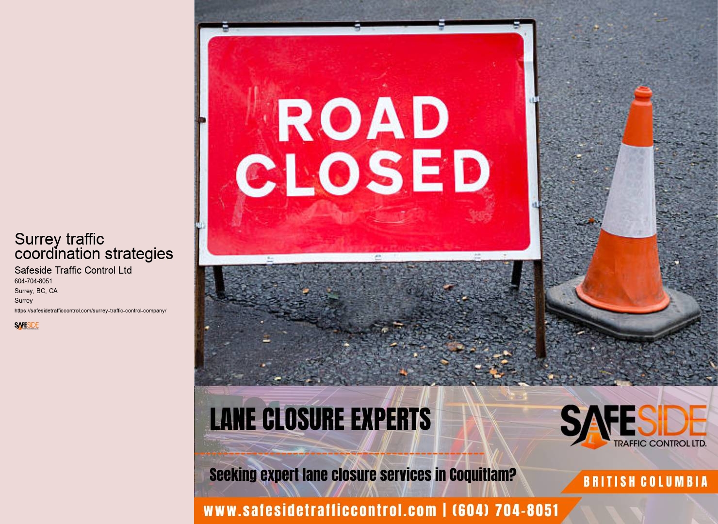 Surrey traffic control permit solutions