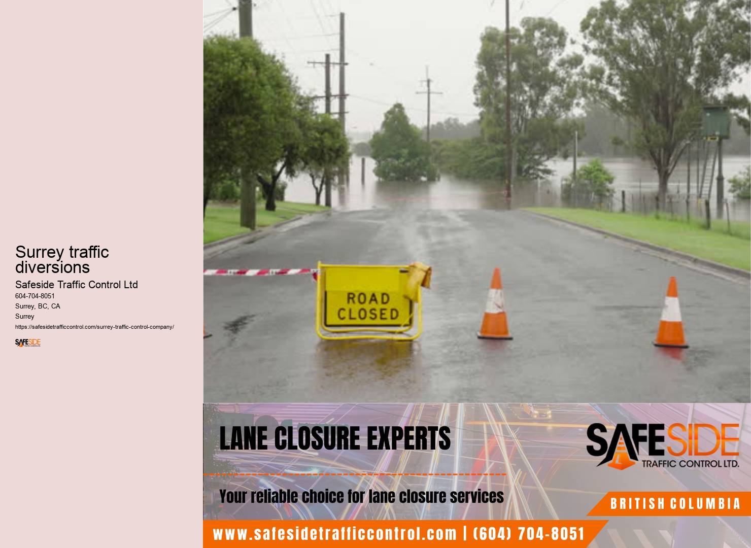 Surrey traffic control management