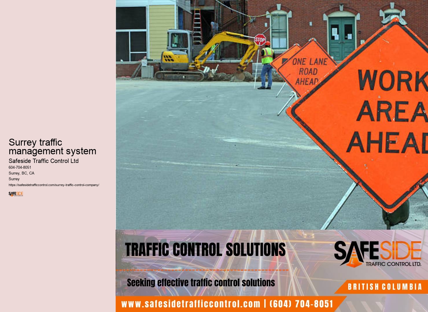 Traffic control penalties Surrey