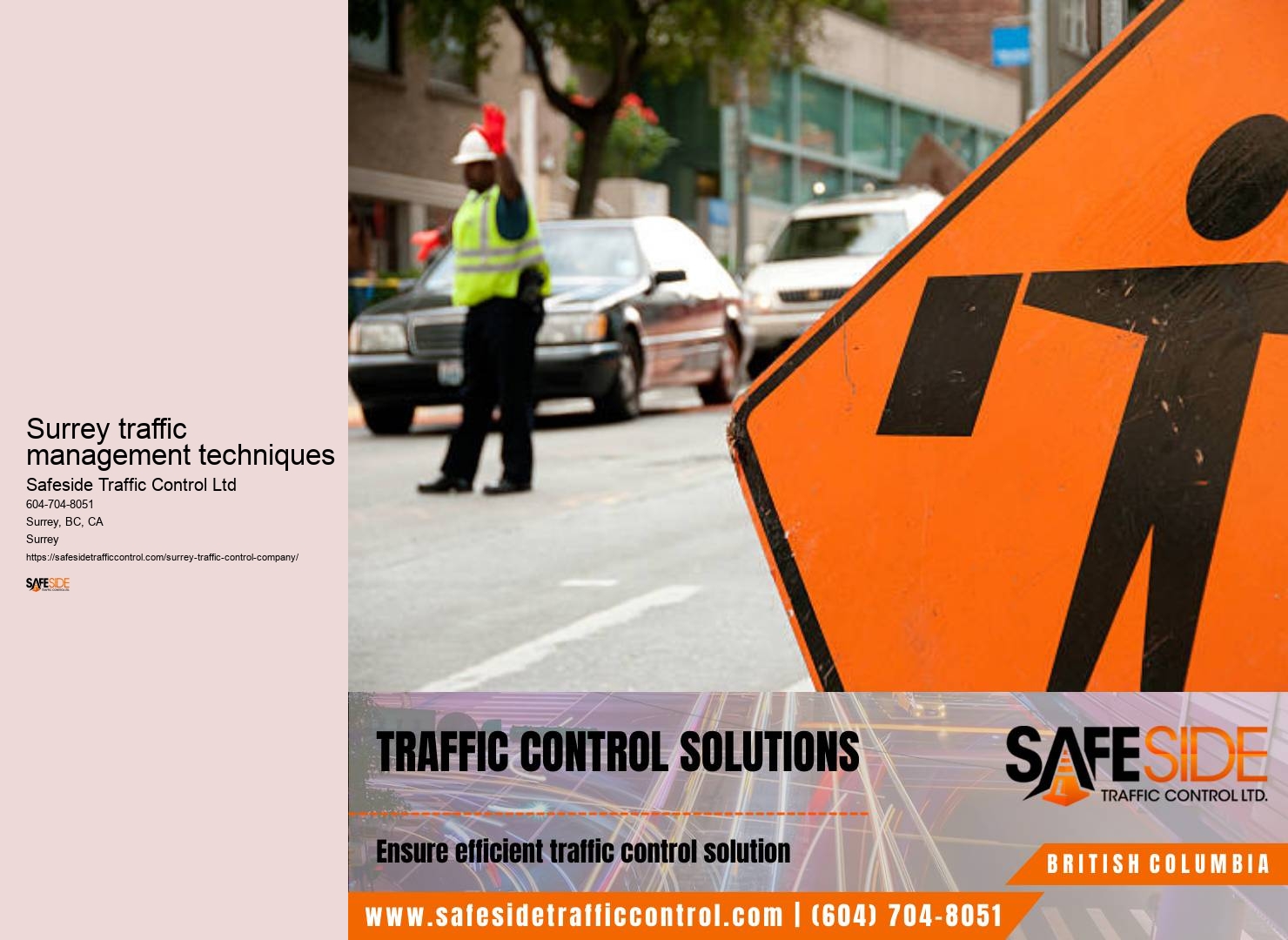 Surrey traffic control permit documentation