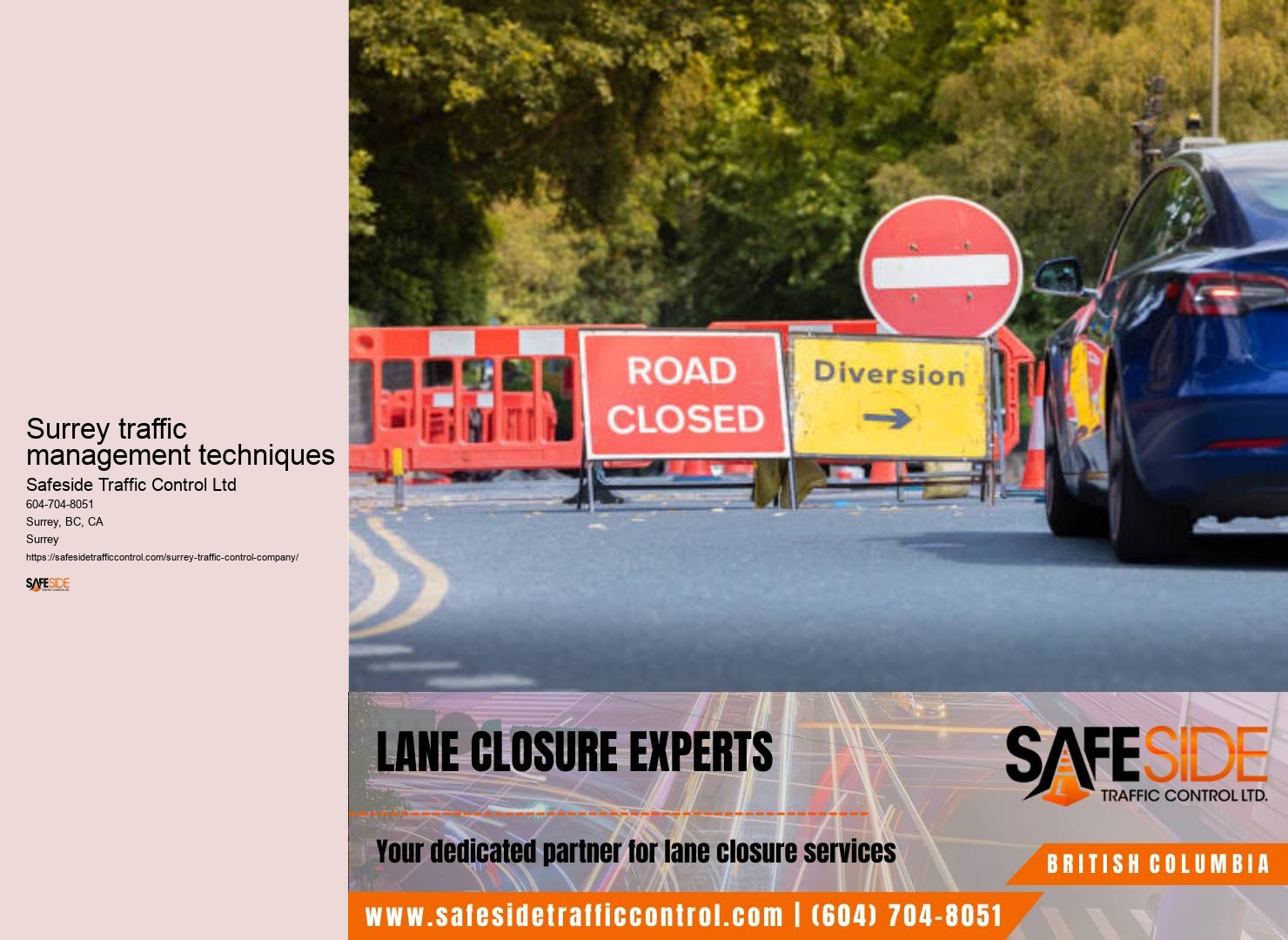 Traffic control personnel hiring Surrey