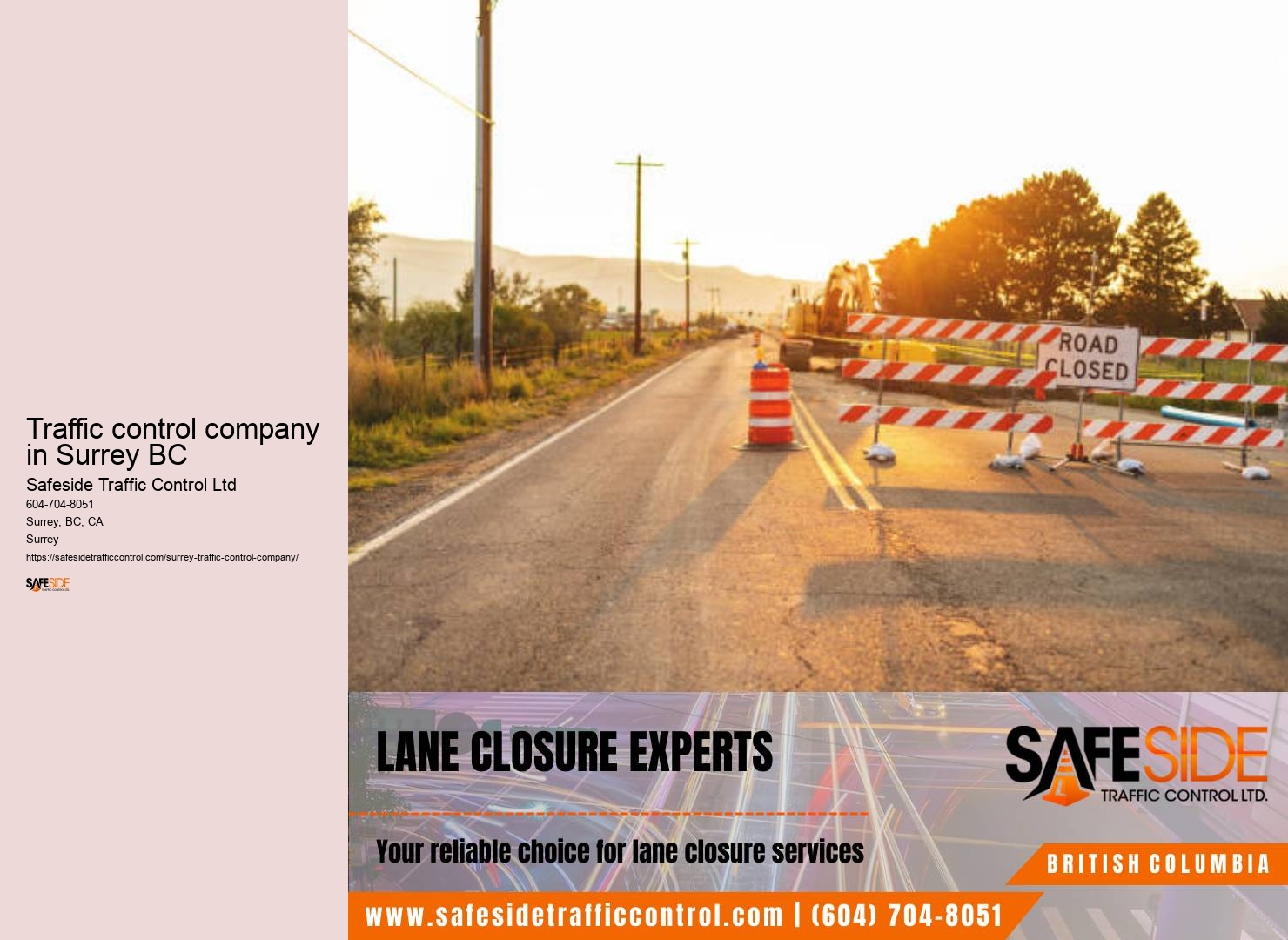 Roadwork management