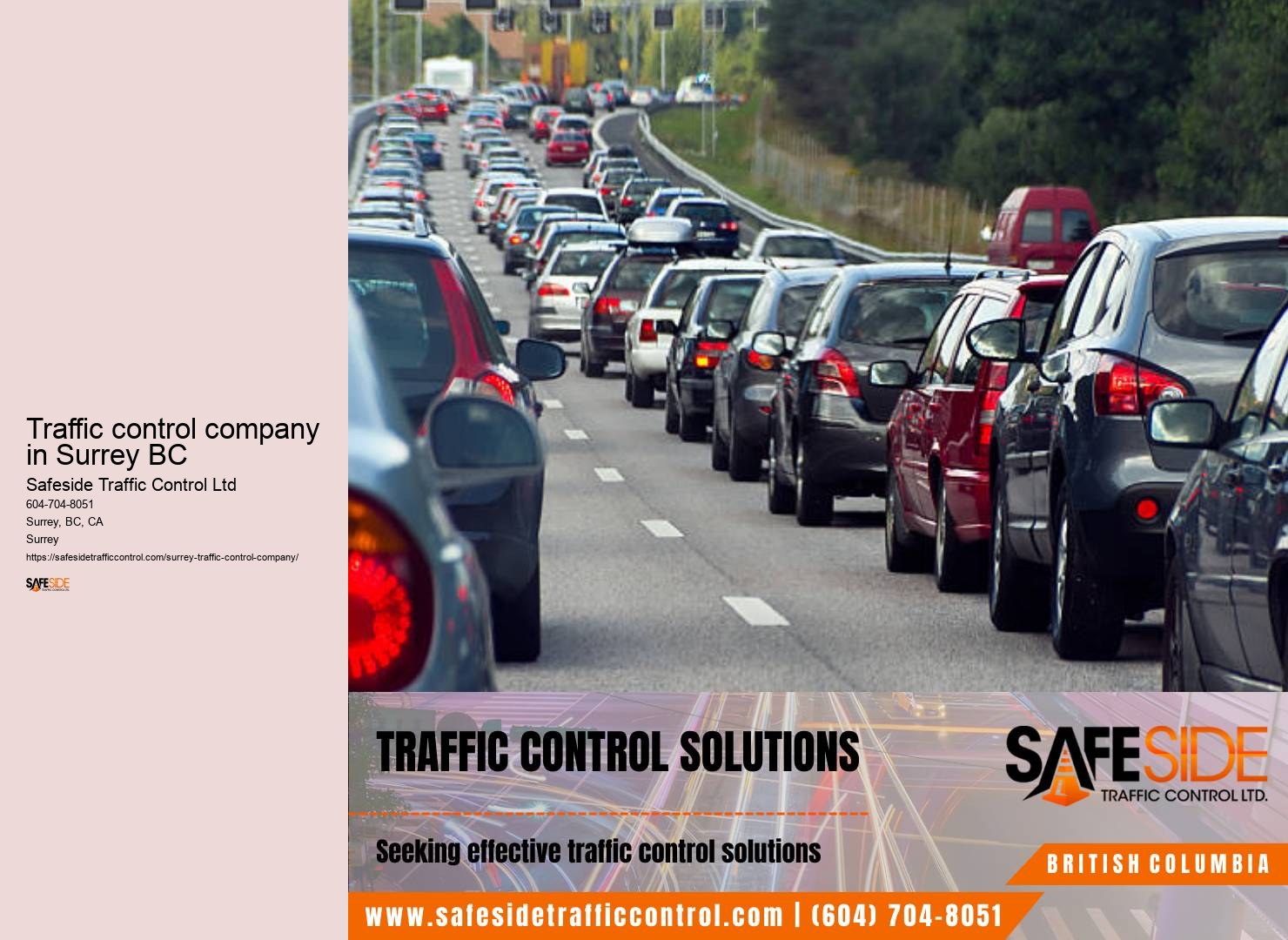 Surrey traffic control analytics