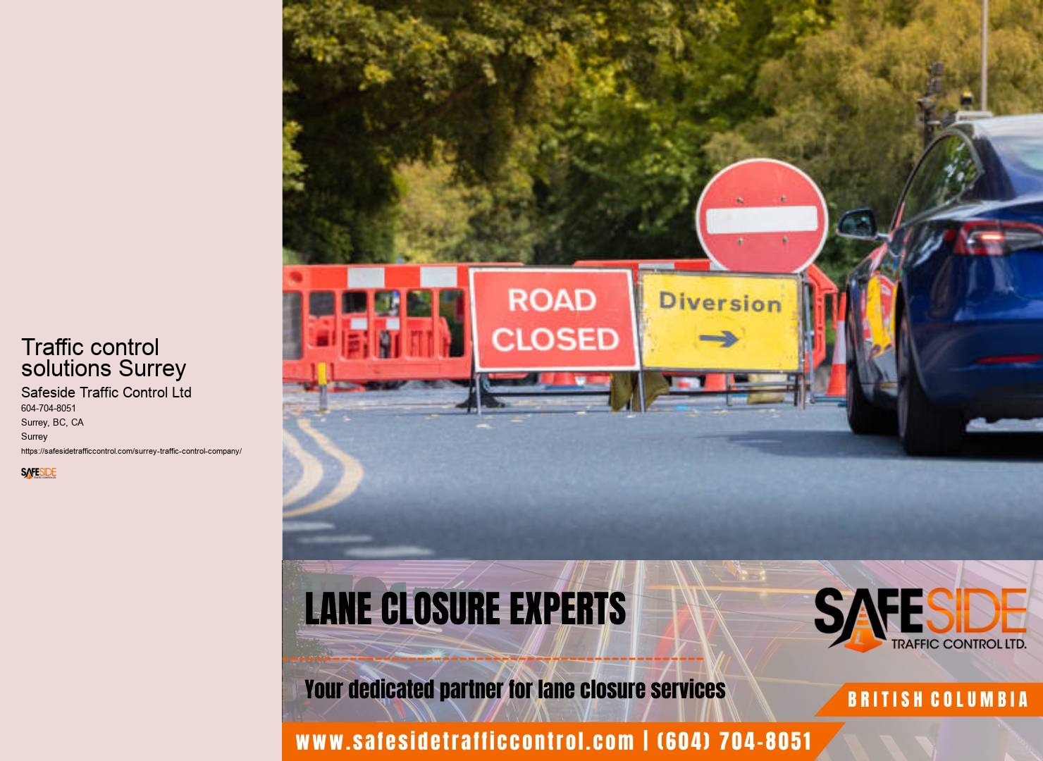 Surrey traffic control measures