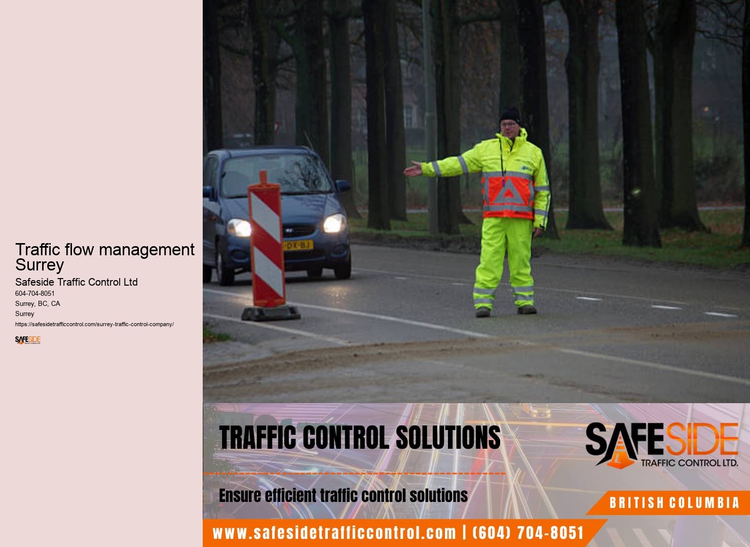 Surrey traffic control system effectiveness