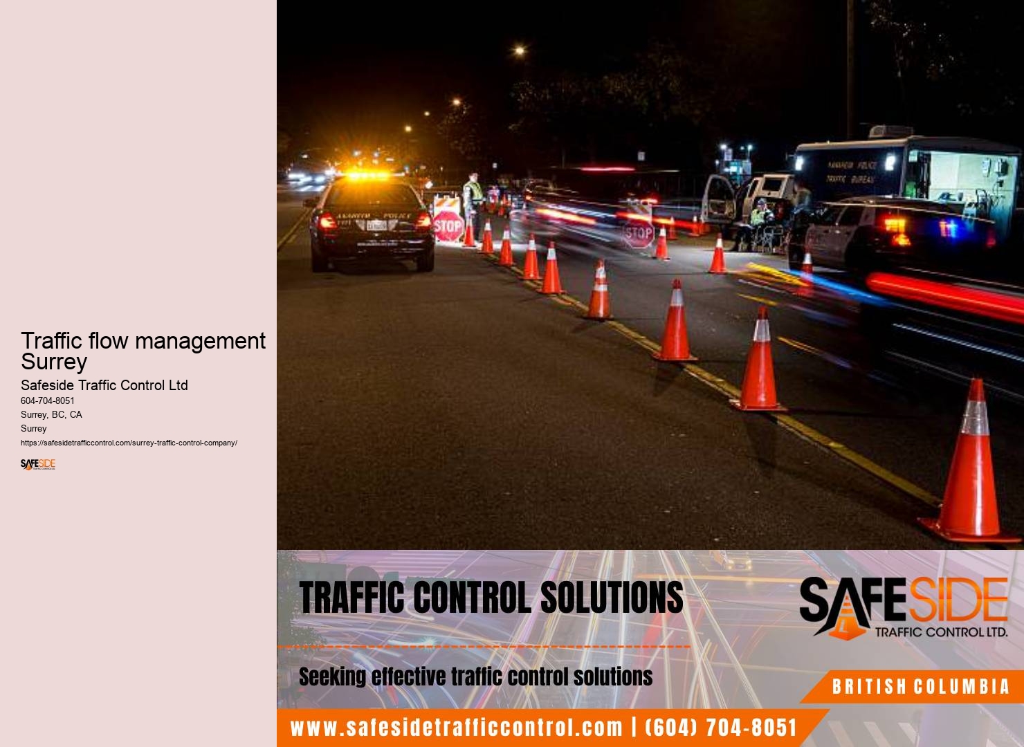 Surrey traffic control equipment rental