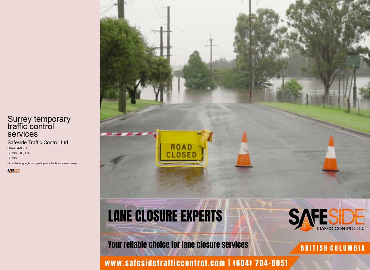 Surrey traffic control fines