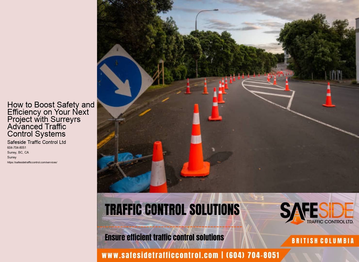 How to Boost Safety and Efficiency on Your Next Project with Surreyrs Advanced Traffic Control Systems