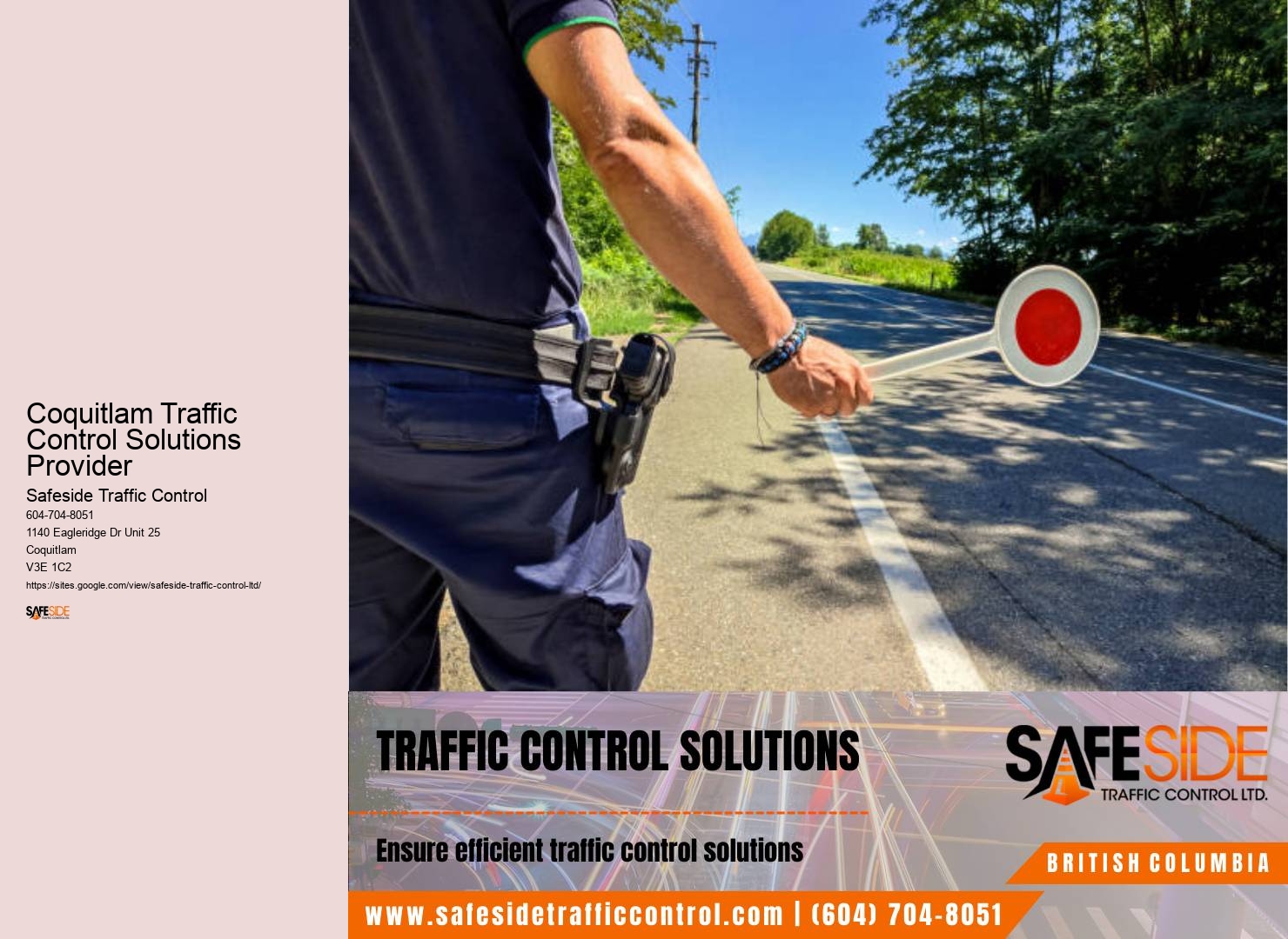 Best traffic control services Coquitlam Traffic Control Solutions Provider