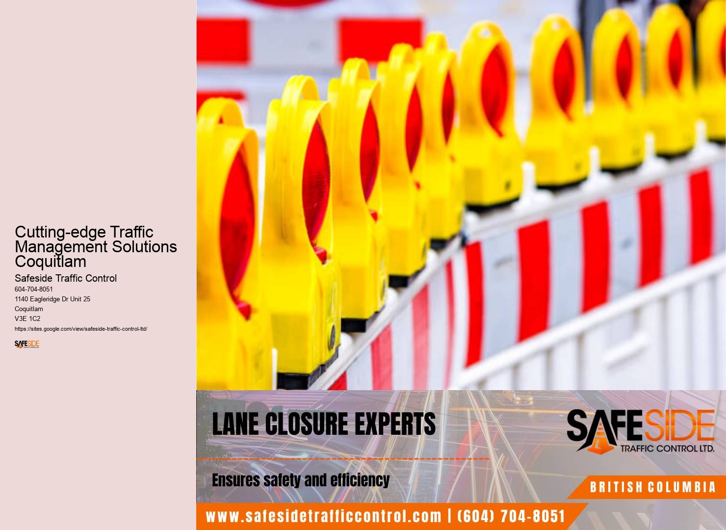 Cutting-edge Traffic Management Solutions Coquitlam traffic control planning