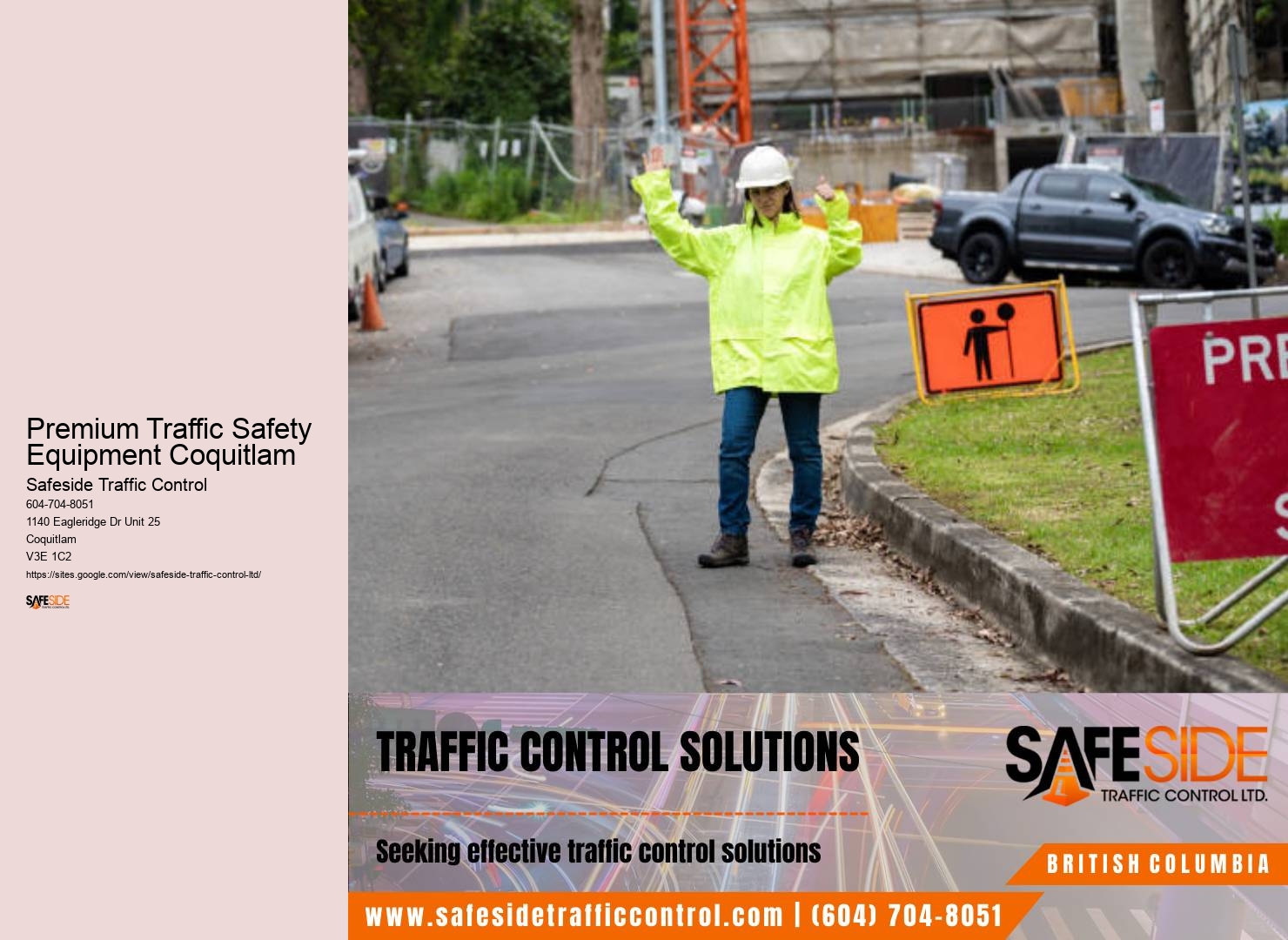 Professional Traffic Management Premium Traffic Safety Equipment Coquitlam