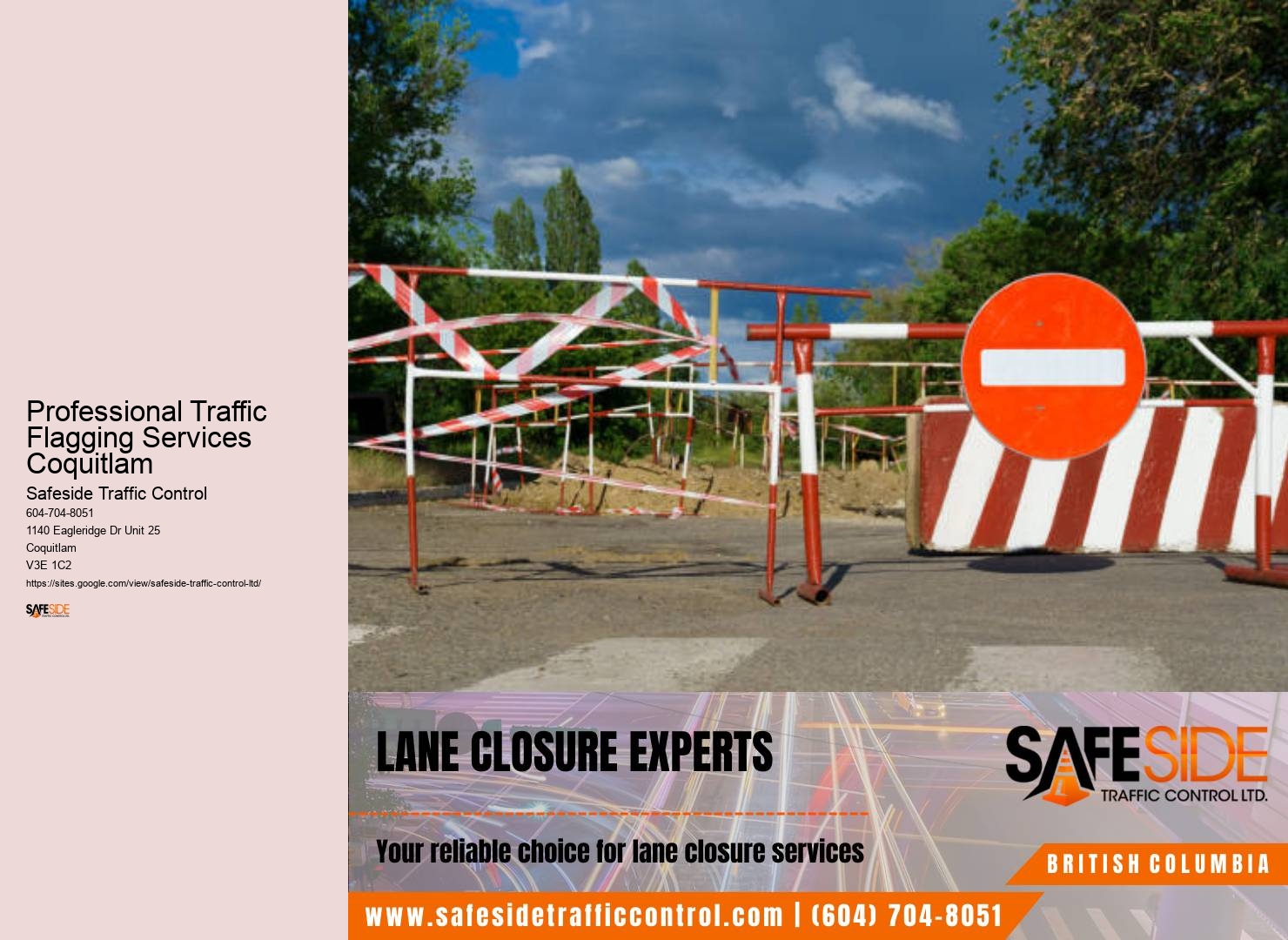 Comprehensive Event Traffic Control Professional Traffic Flagging Services Coquitlam