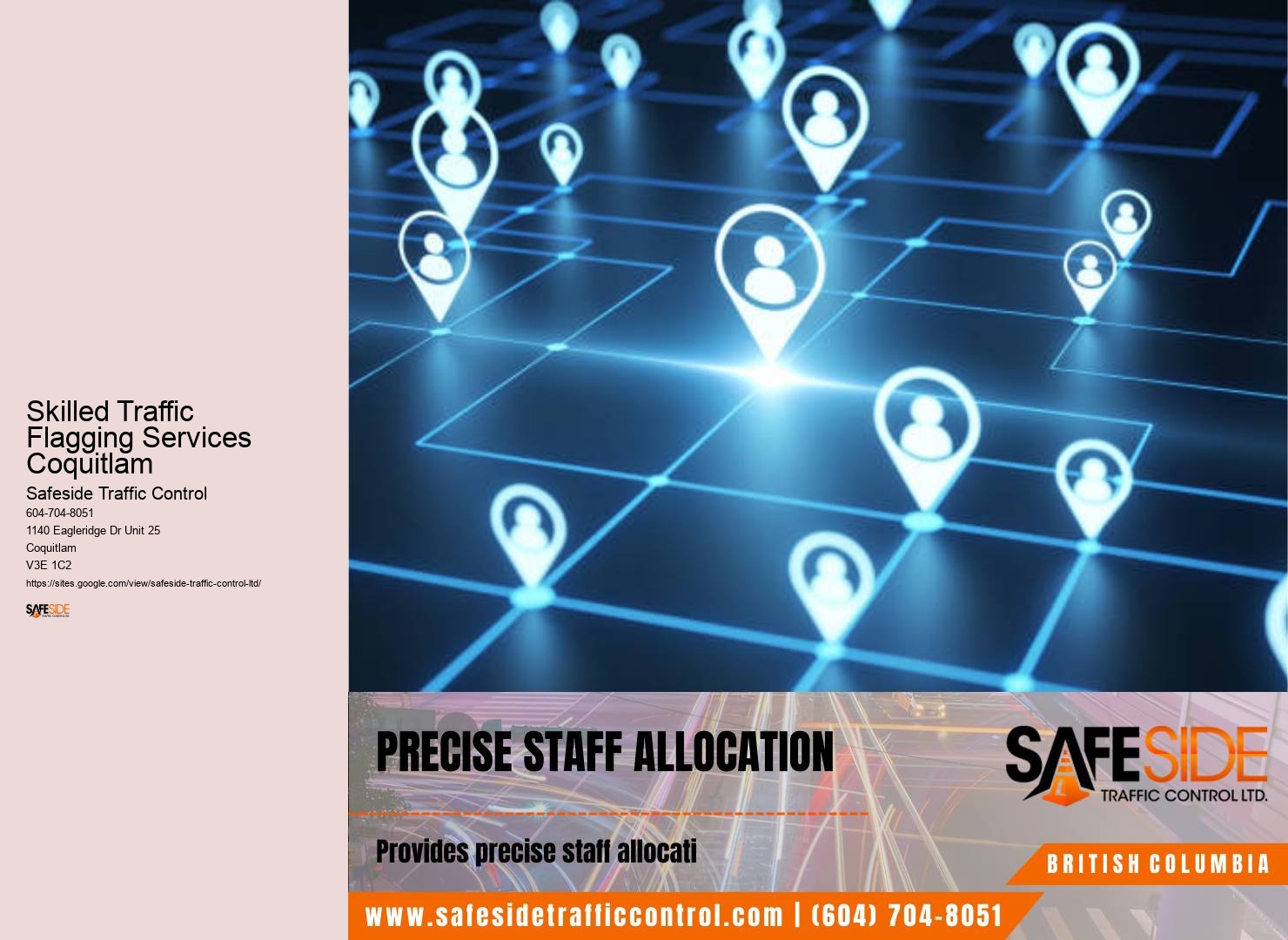 Certified traffic control company Skilled Traffic Flagging Services Coquitlam