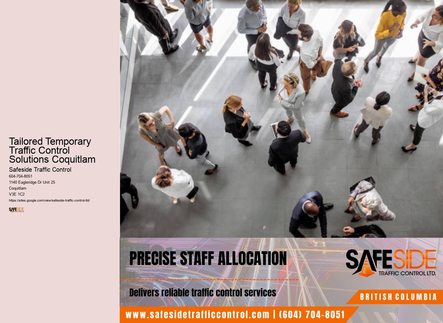 Tailored Temporary Traffic Control Solutions Coquitlam traffic control project management
