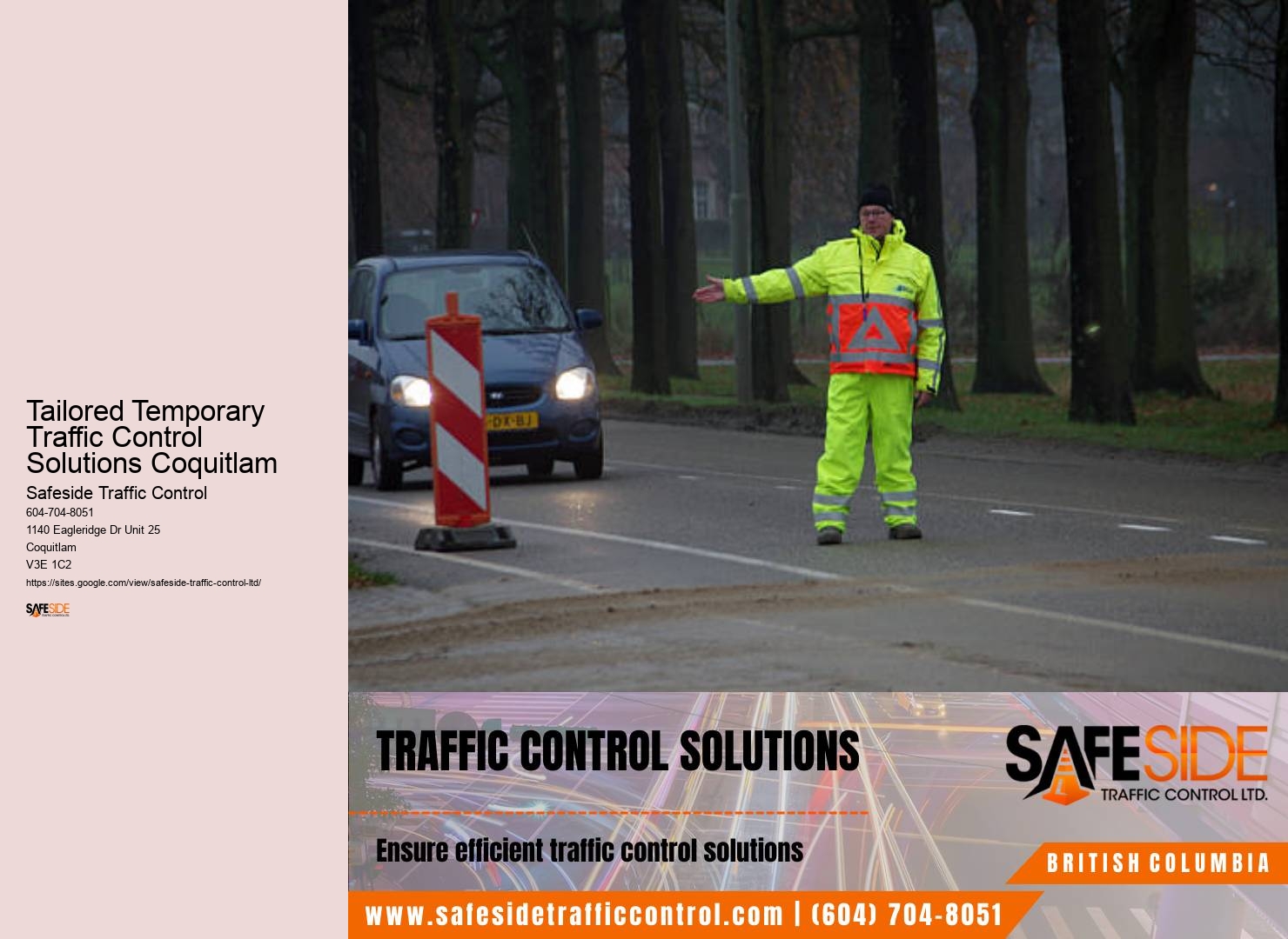 Advanced Traffic Management Solutions in Tailored Temporary Traffic Control Solutions Coquitlam