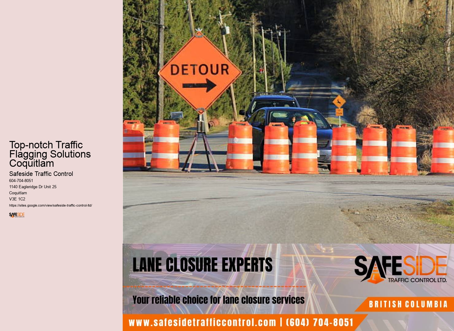 Top-notch Traffic Flagging Solutions Coquitlam Road Closure Management