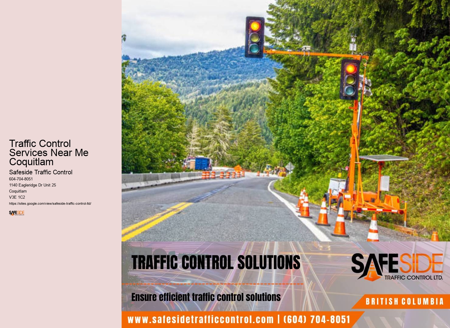 Traffic Control Services Near Me Coquitlam traffic control system maintenance