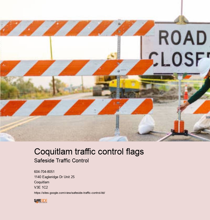 Coquitlam traffic control flags