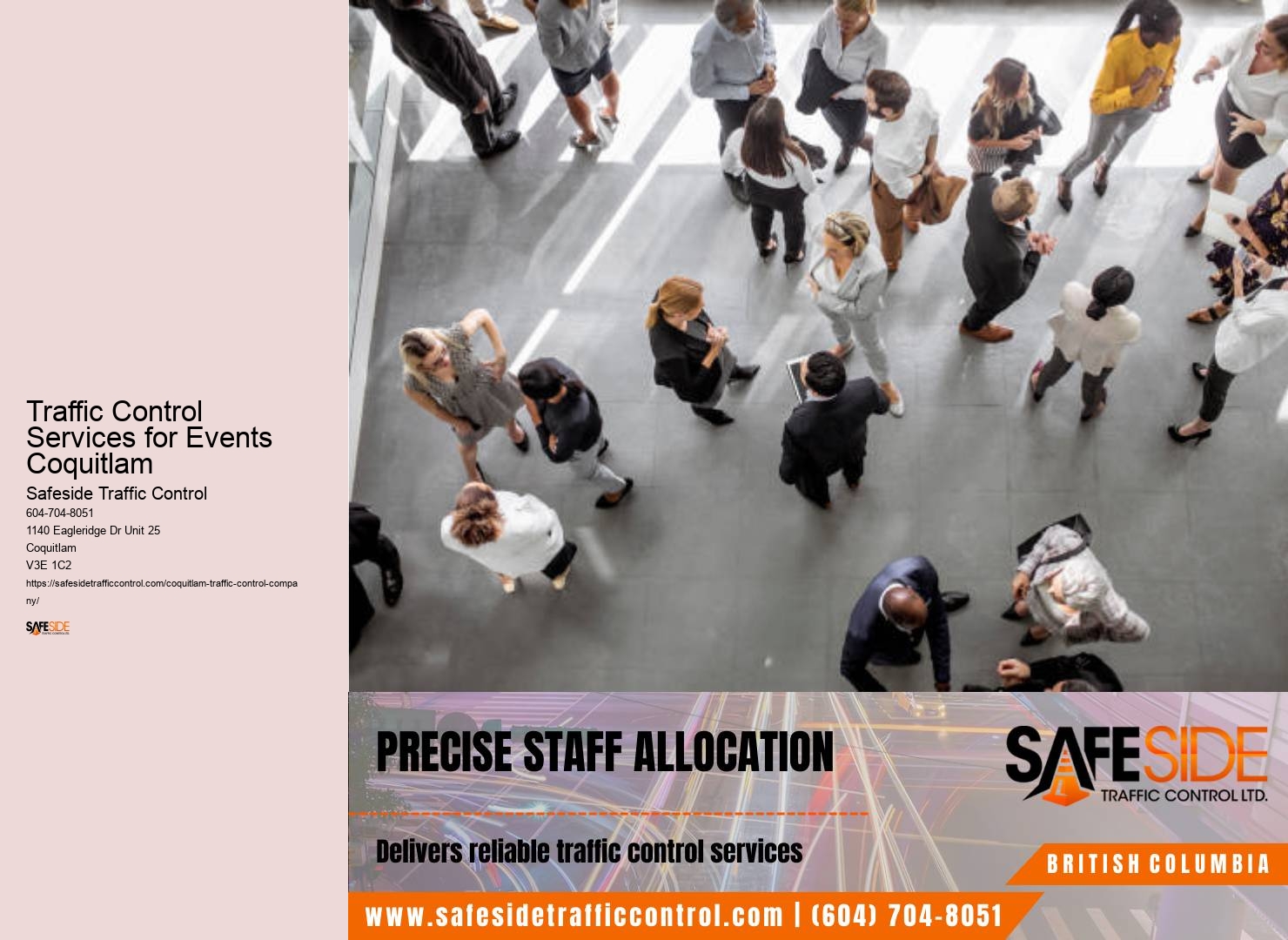 Traffic Control Services for Events Coquitlam traffic management consulting